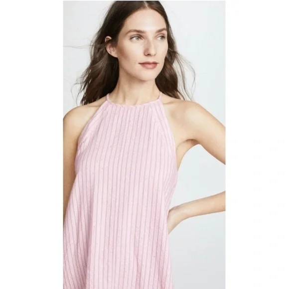 Rebecca Taylor Pink stripe tank dress size 2 - Picture 4 of 10